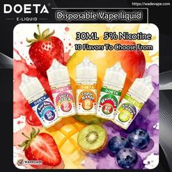 doeta e liquid bottled 30ml vape juice 5% nicotine 10 flavors