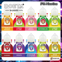 doeta e liquid bottled 30ml vape juice 5% nicotine 10 flavors