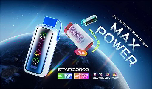 vozol star 20000 puffs original vozol 20k lcd mirror screen disposable electronic cigarettes eu warehouse 3 5 days delivery