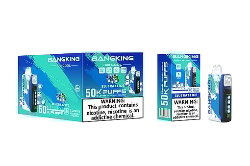 bang king ice cool 50000 puffs original genuine disposable e cigarettes 40k flavor switching customizable fast shipping