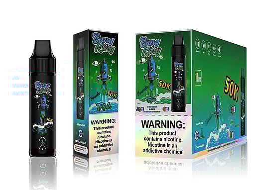 bang king triple 50000 puffs original bang king 50k disposable vape led smart screen type c charging port customizable. fast shipping