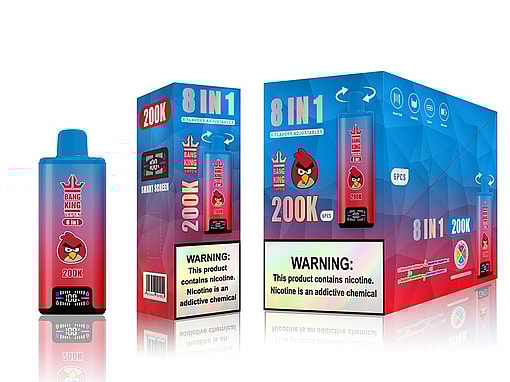 bang king 200000 puffs original bang king 8in1 200k vape led display type c port disposable e cigarettes customizable fast shipping