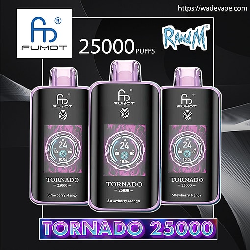 fumot tornado 25000 puffs fumot 25k original genuine fingerprint unlock fast shipping
