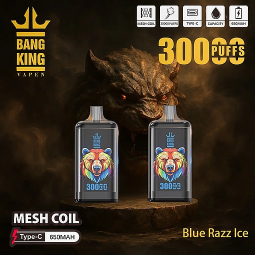 Bang King Crystal 30000 Puffs Original Genuine 30K Flavor Switching Customizable. Fast shipping – Bild 5