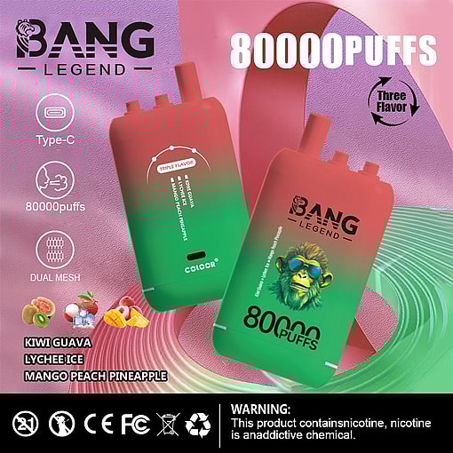 bang legend 80000 puffs three flavor switching original genuine 80k flavor switching customizable. fast shipping