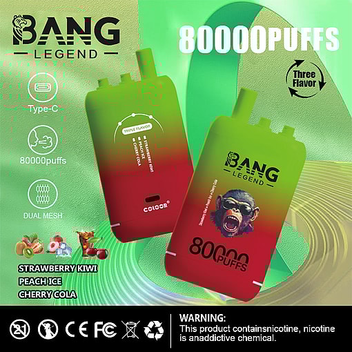 bang legend 80000 puffs three flavor switching original genuine 80k flavor switching customizable. fast shipping