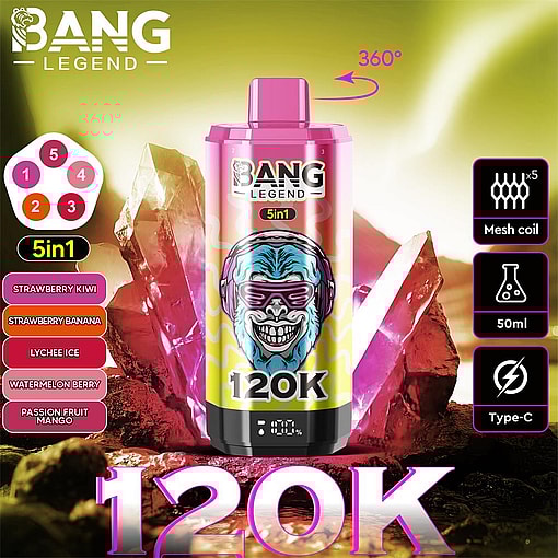 bang legend 120000 puffs 5 flavor switching original genuine 85k 5in1 flavor switching customizable. fast shipping
