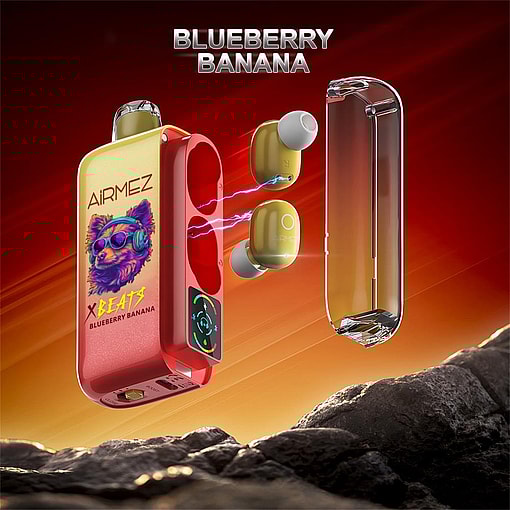 airmez xbeat 40000 puffs original wireless earphones led display disposable electronic cigarettes eu warehouse 3 5 days delivery