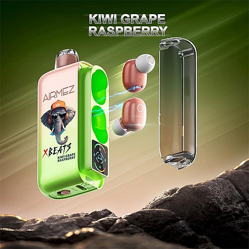 airmez xbeat 40000 puffs original wireless earphones led display disposable electronic cigarettes eu warehouse 3 5 days delivery
