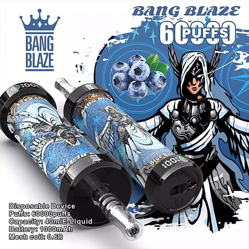 Bang Blaze 60000 puffs Original Genuine Intake Port 60K Customizable. Fast shipping - Imagen 7