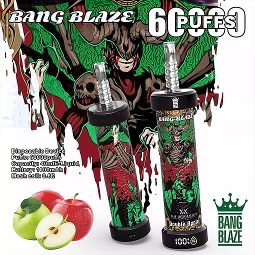 Bang Blaze 60000 puffs Original Genuine Intake Port 60K Customizable. Fast shipping - Imagen 4