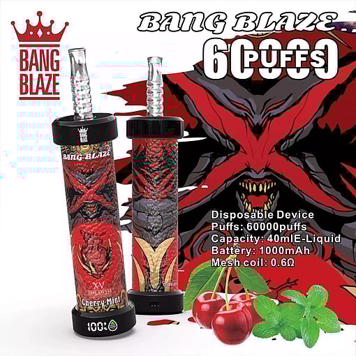 Bang Blaze 60000 puffs Original Genuine Intake Port 60K Customizable. Fast shipping - Imagen 5