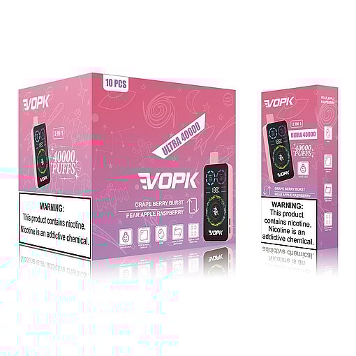 vopk ultra 40000 puffs double flavor switching original genuine 40k type c charging port led display customizable. fast shipping