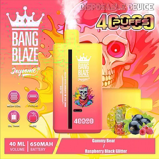 Bang Blaze 40000 puffs Original Genuine Intake Port 40K Customizable. Fast shipping - Imagen 2