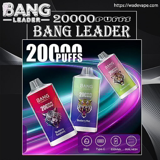 Bang Leader 20000 puffs Original Genuine Intake Port 20K Customizable. Fast shipping