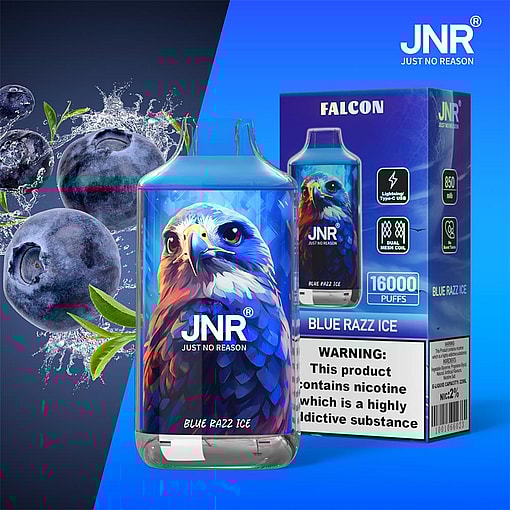 jnr falcon 16000 puffs original genuine disposable vape type c charging port crystal 16k customizable. fast shipping