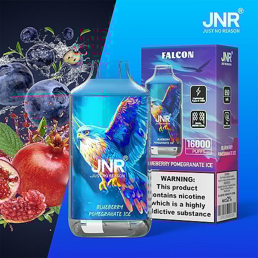 jnr falcon 16000 puffs original genuine disposable vape type c charging port crystal 16k customizable. fast shipping