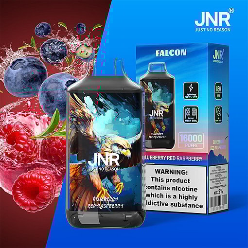 jnr falcon 16000 puffs original genuine disposable vape type c charging port crystal 16k customizable. fast shipping