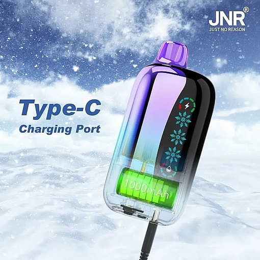 jnr flex ice 21000 puffs original genuine disposable vape led display type c charging port crystal 21k customizable. fast shipping
