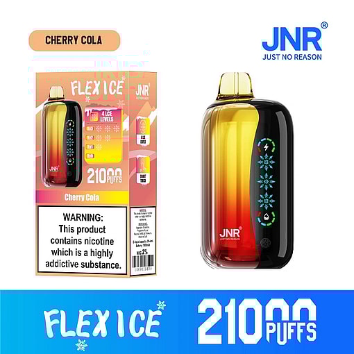 jnr flex ice 21000 puffs original genuine disposable vape led display type c charging port crystal 21k customizable. fast shipping