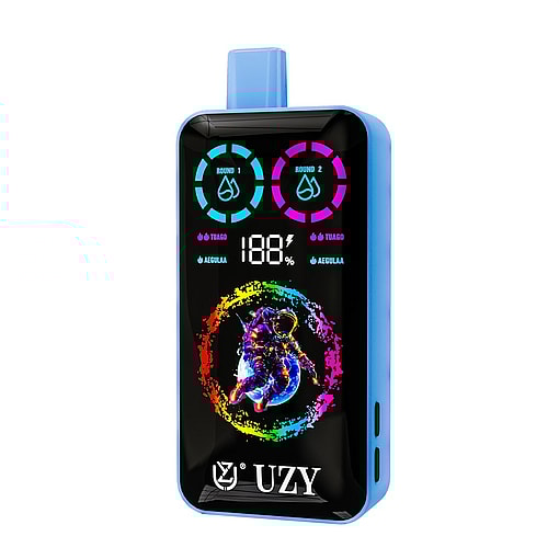 uzy tornado 30000 puffs double flavor switching original genuine 20k type c charging port led display customizable. fast shipping