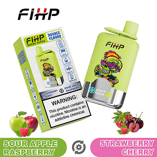 fihp 40000 puffs double flavors original genuine disposable vape type c charging port fihp 40k customizable fast shipping