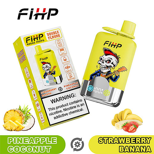 fihp 40000 puffs double flavors original genuine disposable vape type c charging port fihp 40k customizable fast shipping