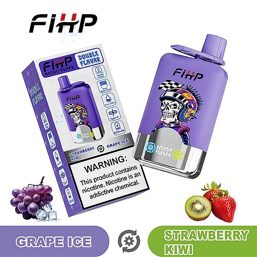 fihp 40000 puffs double flavors original genuine disposable vape type c charging port fihp 40k customizable fast shipping