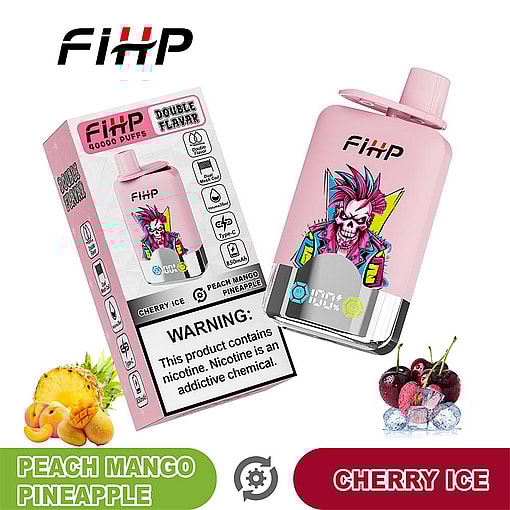 fihp 40000 puffs double flavors original genuine disposable vape type c charging port fihp 40k customizable fast shipping