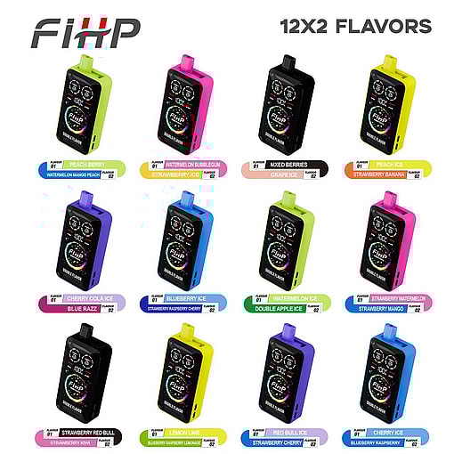 fihp 36000 puffs double flavors original genuine disposable vape type c charging port fihp 36k customizable fast shipping