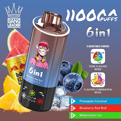bang leader 110000 puffs original genuine bang 6in1 110k led e liquid battery display customizable. fast shipping
