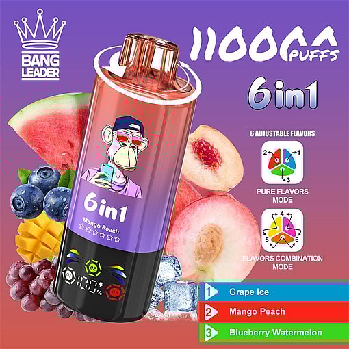 bang leader 110000 puffs original genuine bang 6in1 110k led e liquid battery display customizable. fast shipping