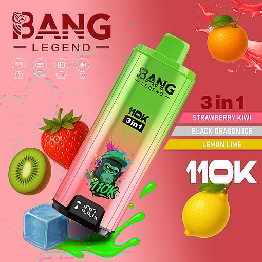 bang legend 110000 puffs 3 flavor switching original genuine 110k 3in1 large capacity customizable. fast shipping
