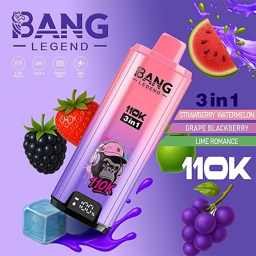 bang legend 110000 puffs 3 flavor switching original genuine 110k 3in1 large capacity customizable. fast shipping