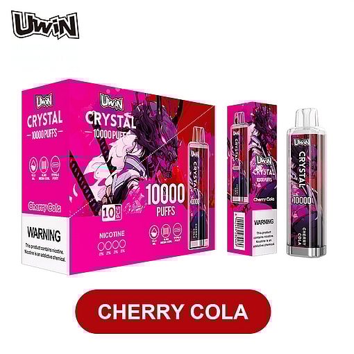 uwin crystal 10000 puffs original genuine 10k puffs type c charging port led display customizable. fast shipping