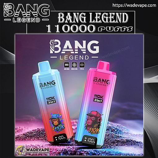 bang legend 110000 puffs 3 flavor switching original genuine 110k 3in1 large capacity customizable. fast shipping