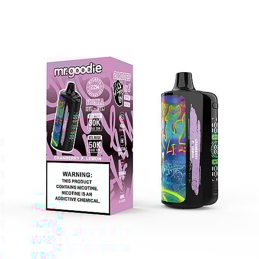 mr.goodie shisha 60000 puffs dtl & mtl dual mode switching 50k original genuine mr.goodie 50k customizable. fast shipping