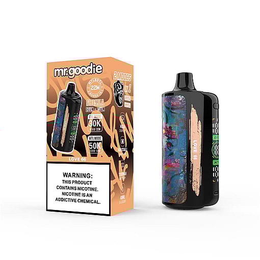 mr.goodie shisha 60000 puffs dtl & mtl dual mode switching 50k original genuine mr.goodie 50k customizable. fast shipping
