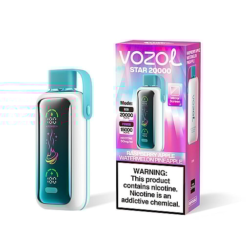 vozol star 20000 puffs original vozol 20k lcd mirror screen disposable electronic cigarettes eu warehouse 3 5 days delivery