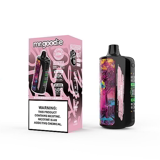 mr.goodie shisha 60000 puffs dtl & mtl dual mode switching 50k original genuine mr.goodie 50k customizable. fast shipping