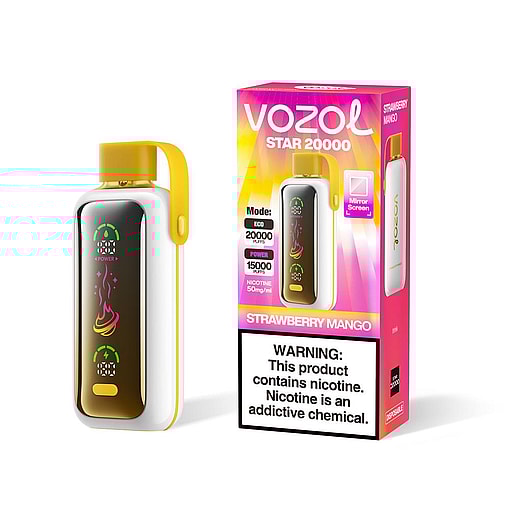 vozol star 20000 puffs original vozol 20k lcd mirror screen disposable electronic cigarettes eu warehouse 3 5 days delivery