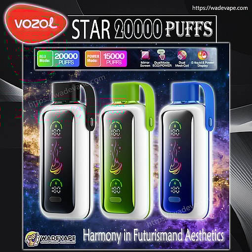 vozol star 20000 puffs original vozol 20k lcd mirror screen disposable electronic cigarettes eu warehouse 3 5 days delivery