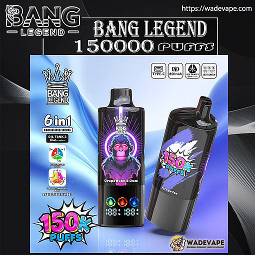 bang legend 150000 puffs 6 flavor switching original genuine 120k 5in1 flavor customizable. fast shipping