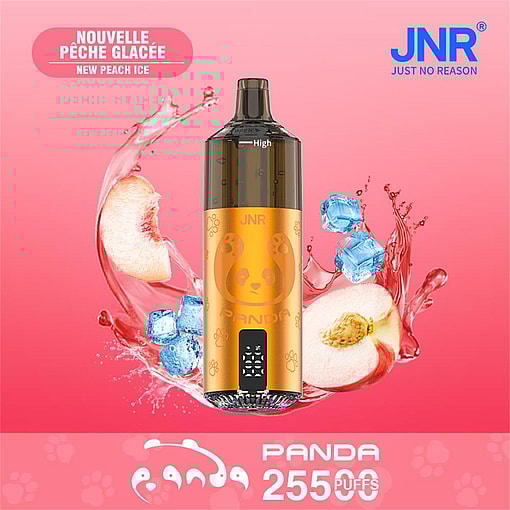 jnr panda 25500 puffs original genuine jnr panda 25.5k disposable vape refillable oil led display type c charging port customizable. fast shipping