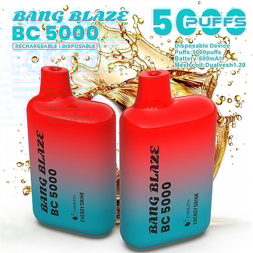 bang blaze bc 5000 puffs original bang blaze 5k puffs vape type c disposable e cigarettes customizable. fast shipping