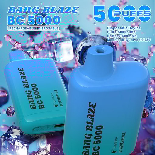 bang blaze bc 5000 puffs original bang blaze 5k puffs vape type c disposable e cigarettes customizable. fast shipping