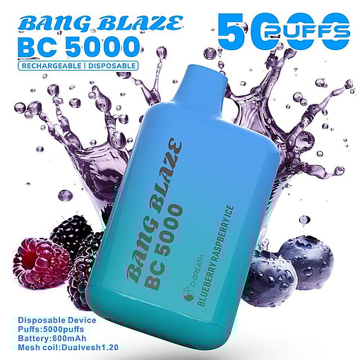 bang blaze bc 5000 puffs original bang blaze 5k puffs vape type c disposable e cigarettes customizable. fast shipping