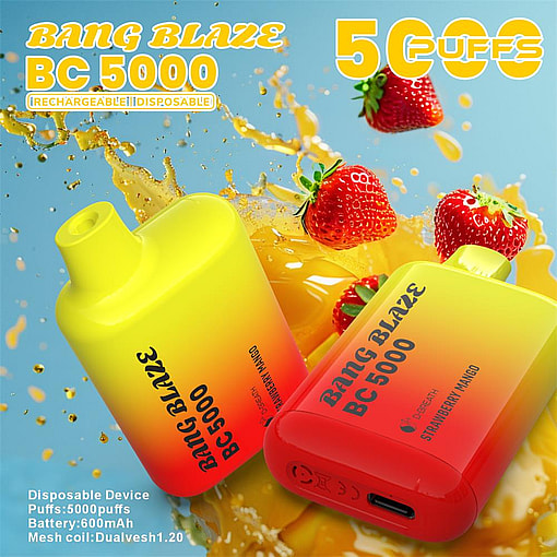 bang blaze bc 5000 puffs original bang blaze 5k puffs vape type c disposable e cigarettes customizable. fast shipping