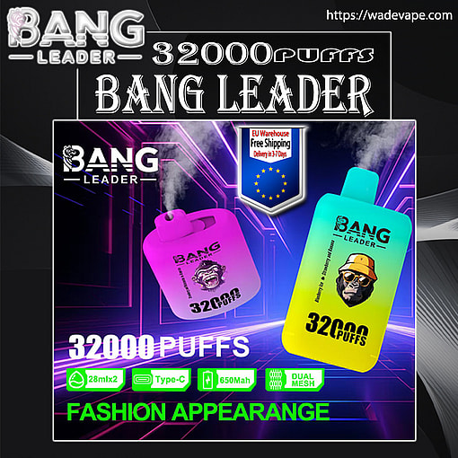 bang leader 32000 puffs original bang 2in1 32k vape led e liquid battery display free shipping from eu warehouse