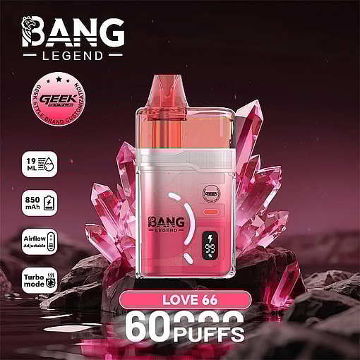 bang legend 60000 puffs original bang legend geek style 60k vape led display type c port disposable e cigarettes customizable. fast shipping